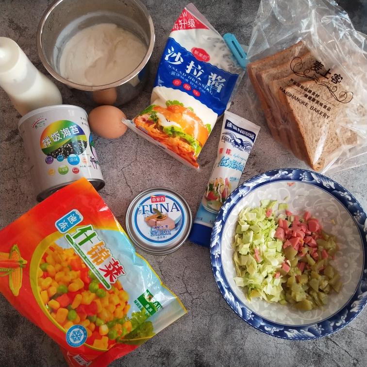 纯奶手撕吐司的做法 步骤1