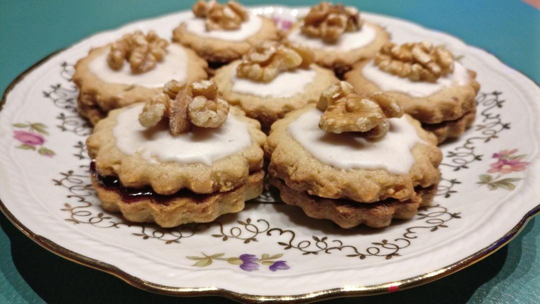 酒香核桃圣诞小饼