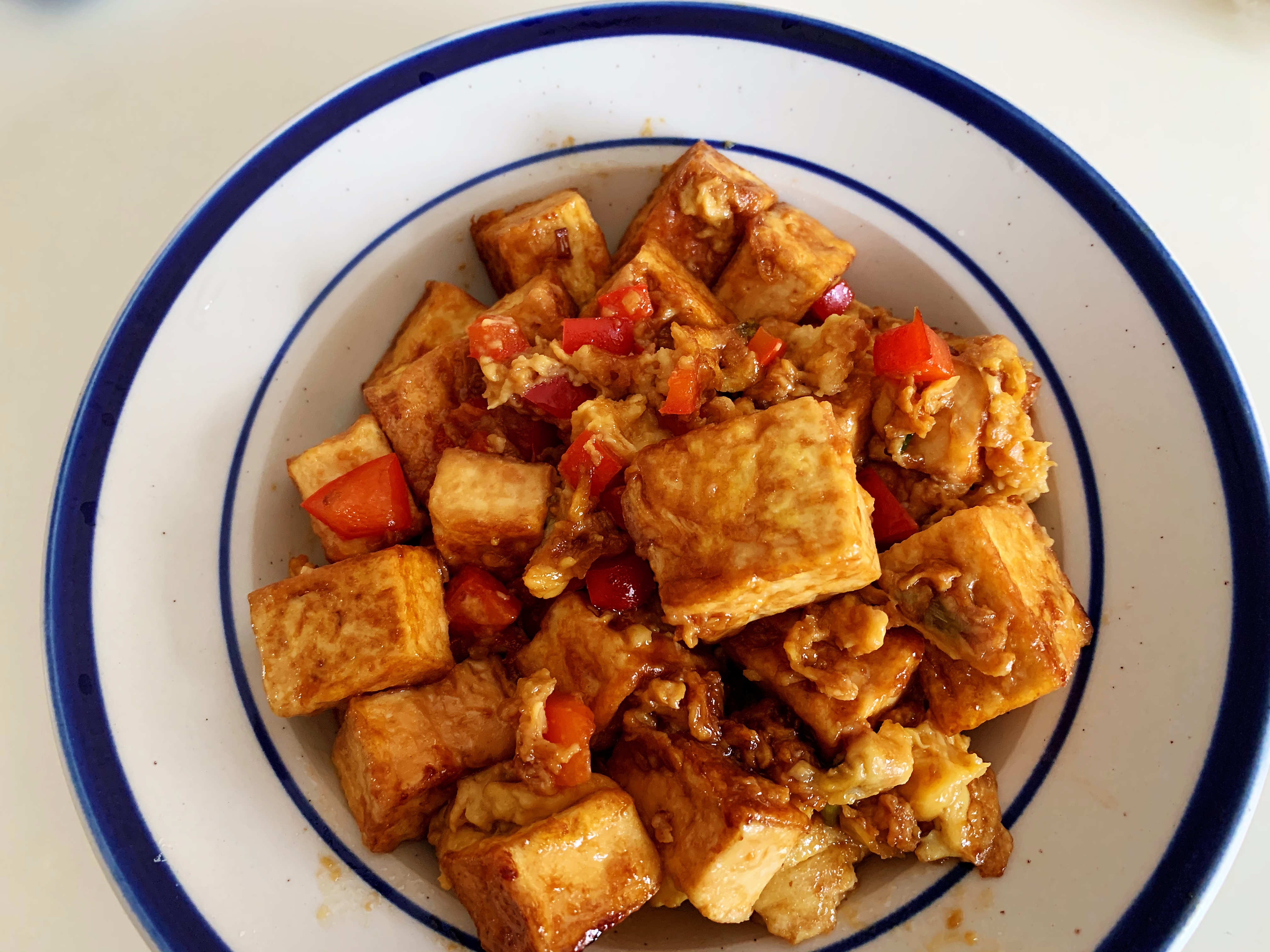 甜中带小辣的红烧豆腐的做法