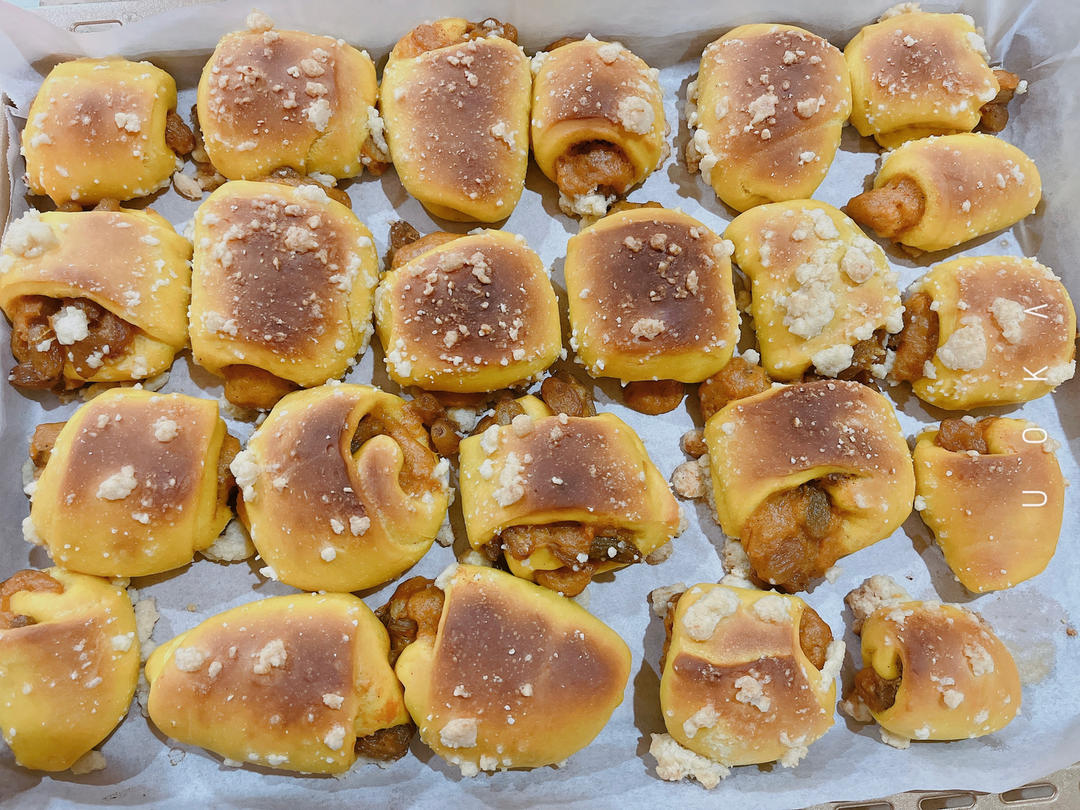 小可爱系列--南瓜蜜豆小奶包