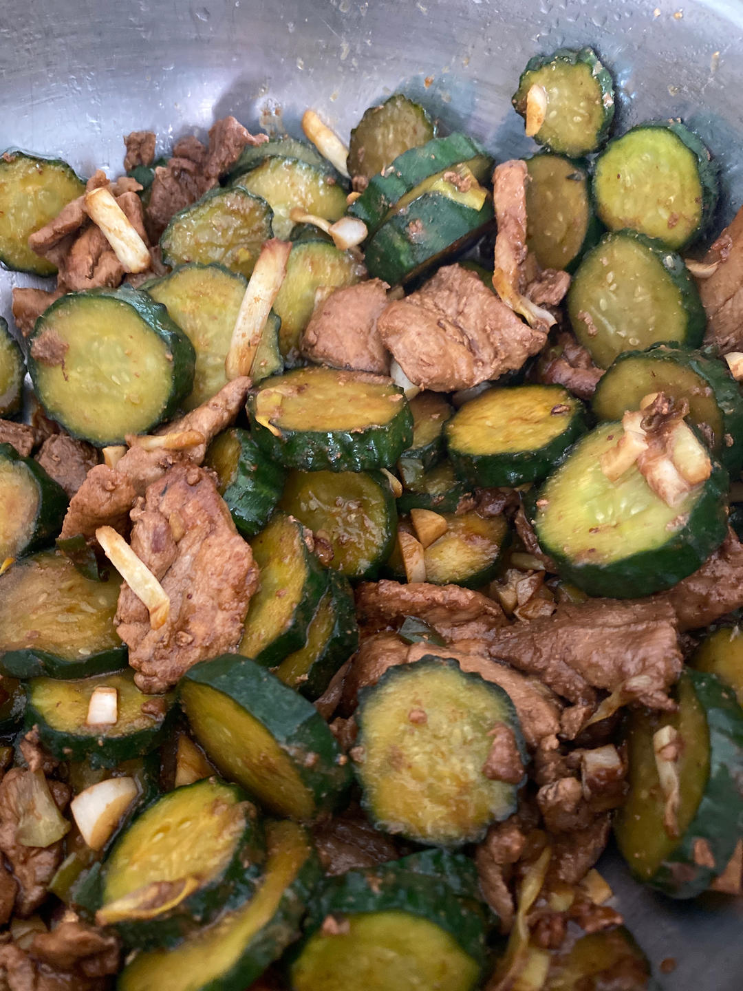 贼好吃的，下饭菜「黄瓜🥒炒肉🥩」