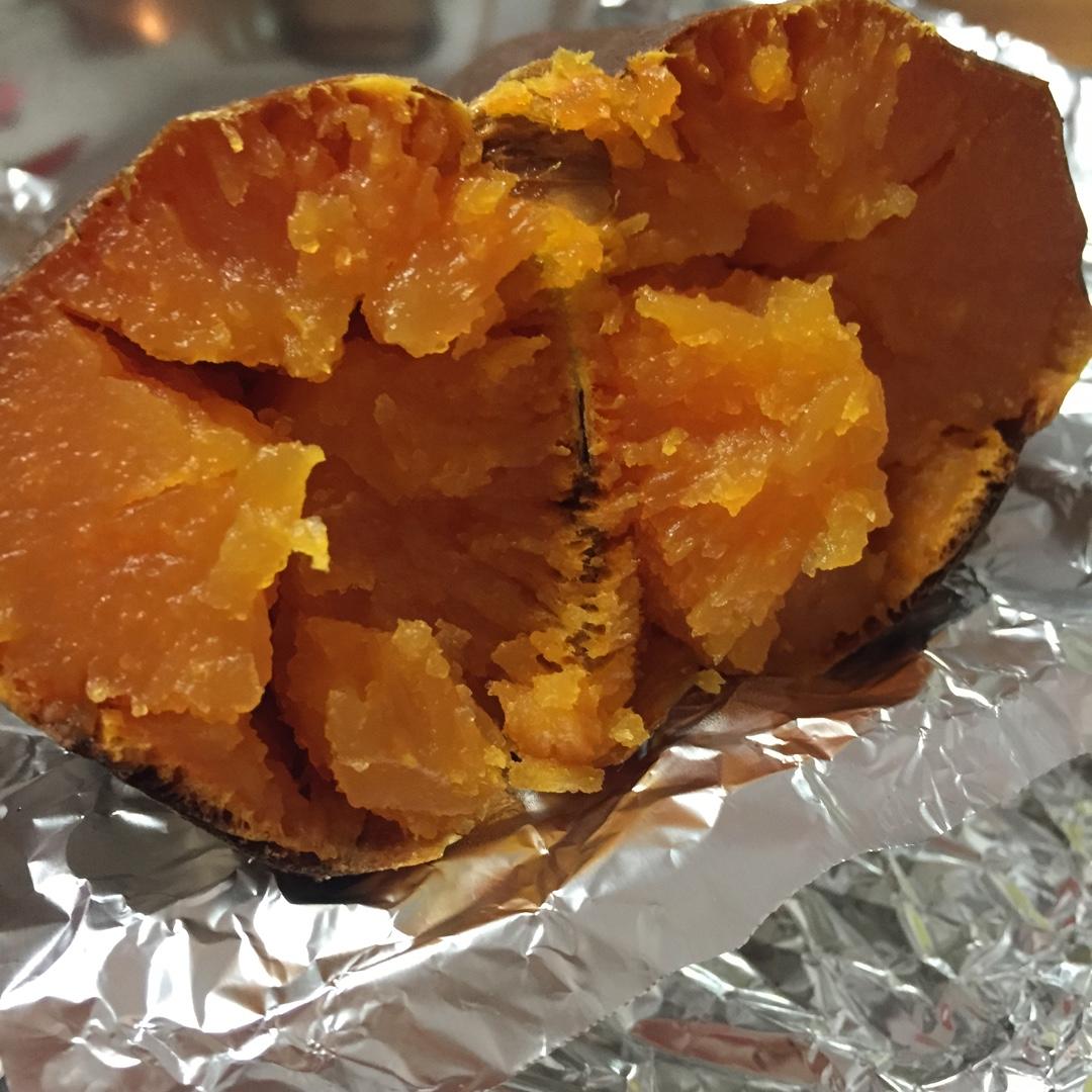 烤地瓜（烤箱初试）