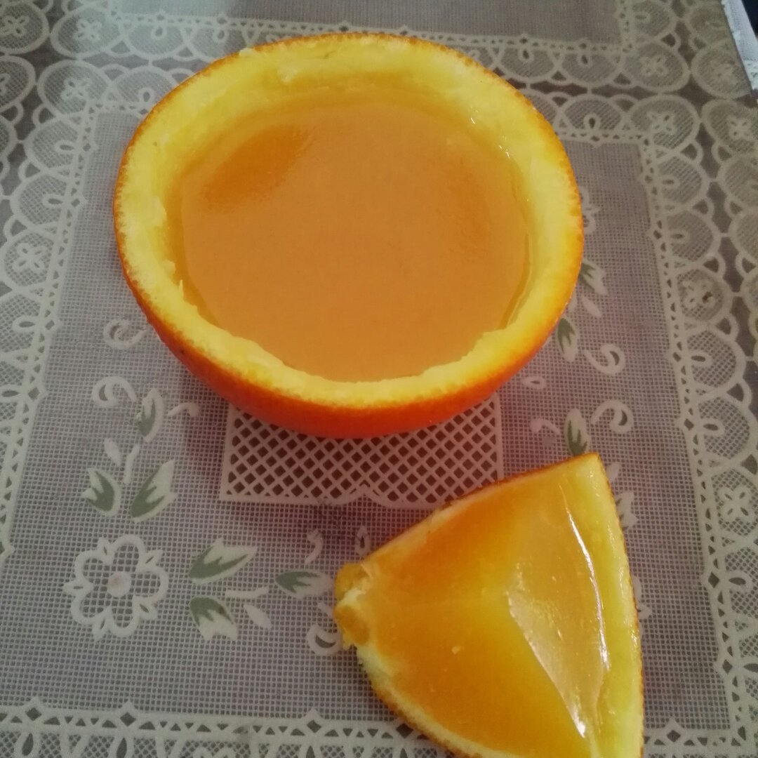 香橙果冻