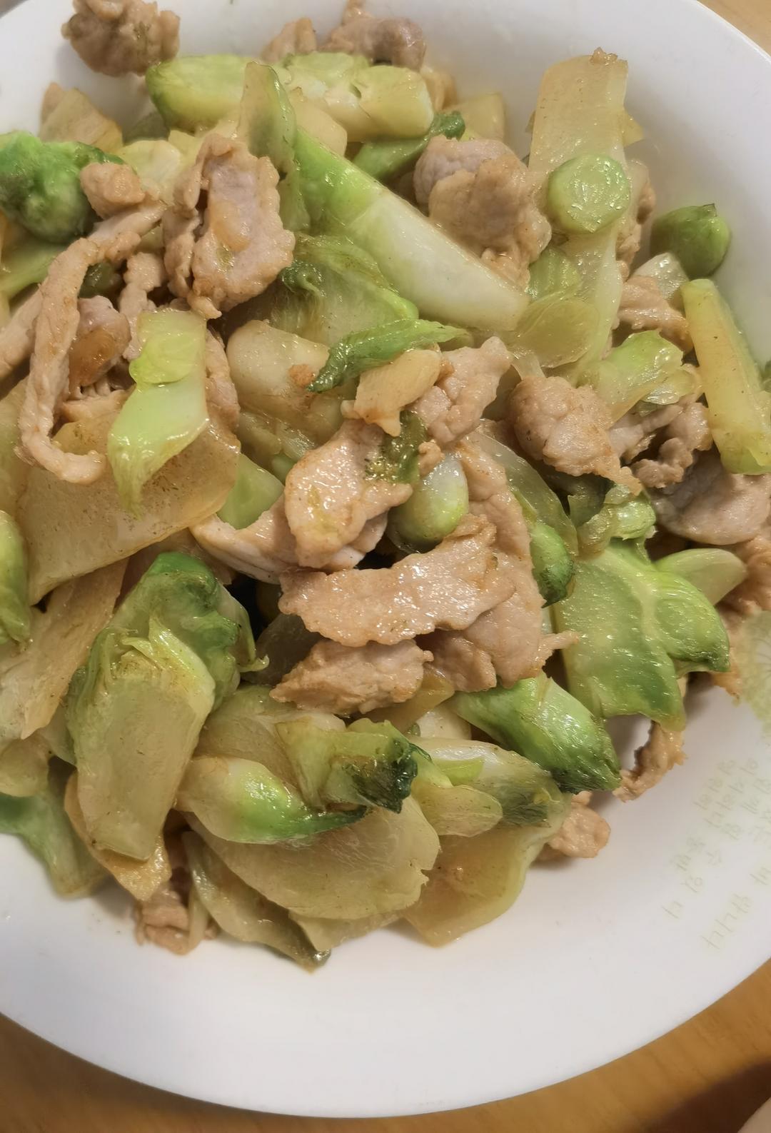 儿菜炒肉