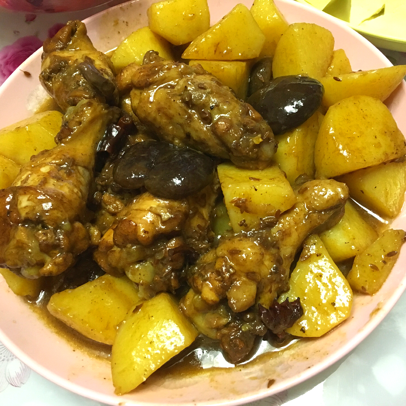 香菇炖鸡翅