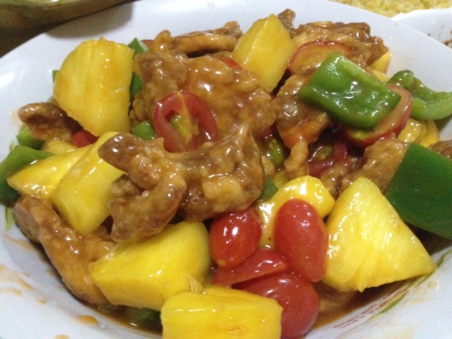 菠萝咕噜肉