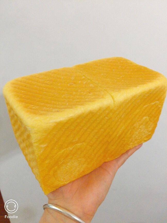 南瓜吐司，奶香南瓜吐司，极致柔软，直接法