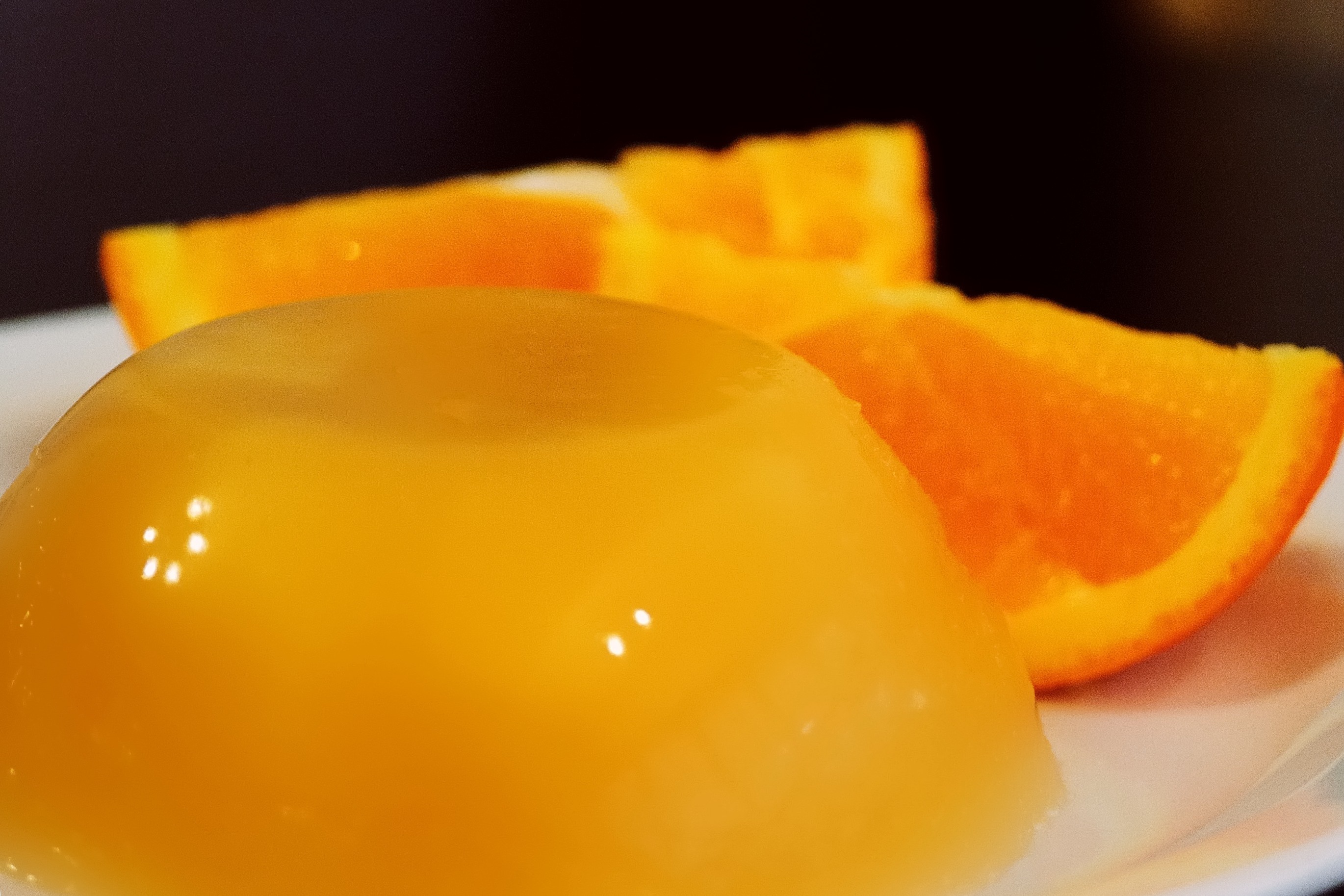 橙汁果冻