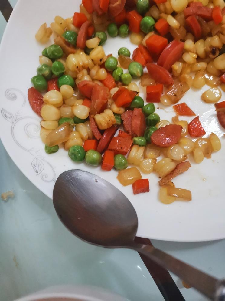 豌豆玉米粒胡萝卜