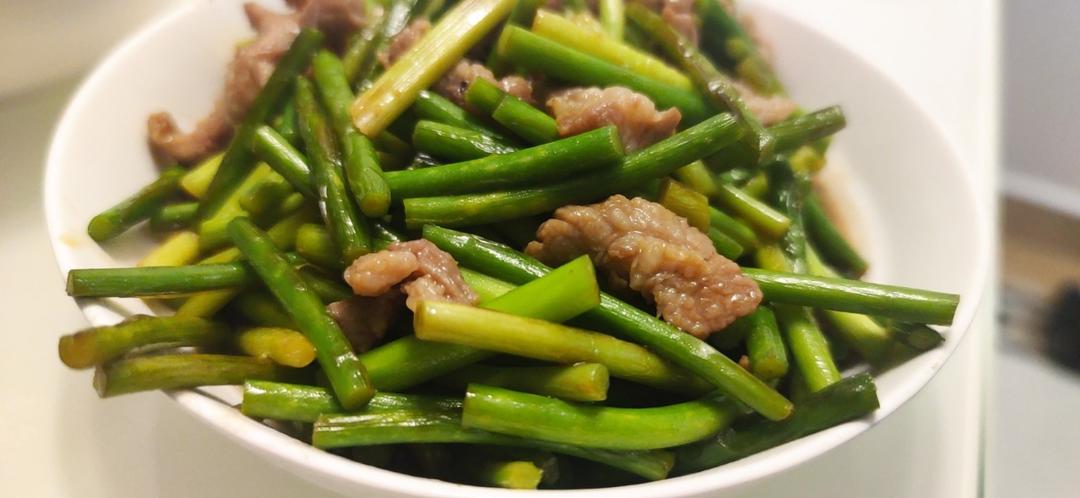 蒜薹炒肉丝