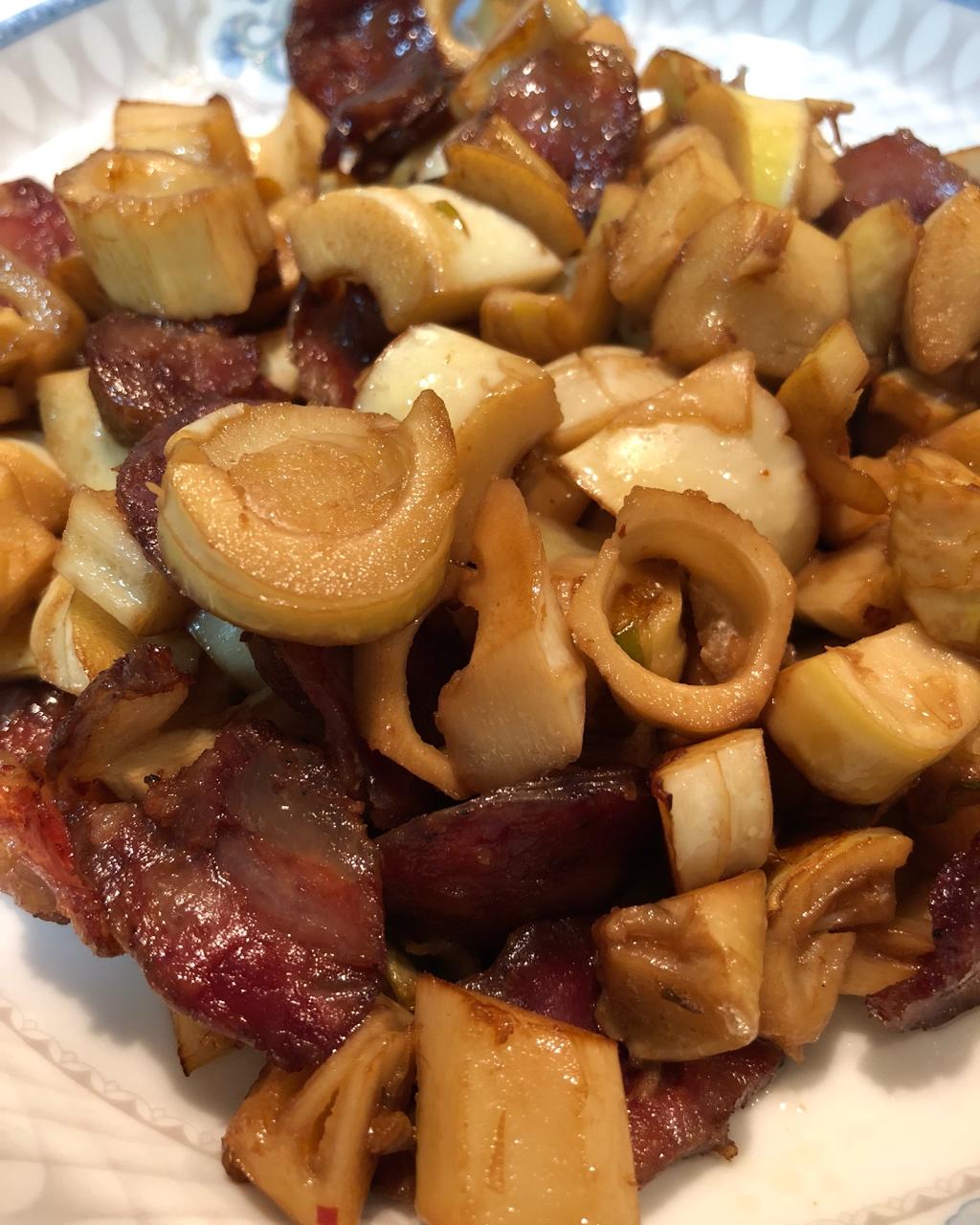 春笋炒腊肠