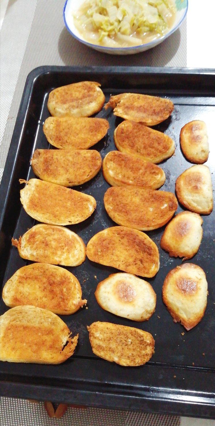 warmsunshine做的烤馒头片