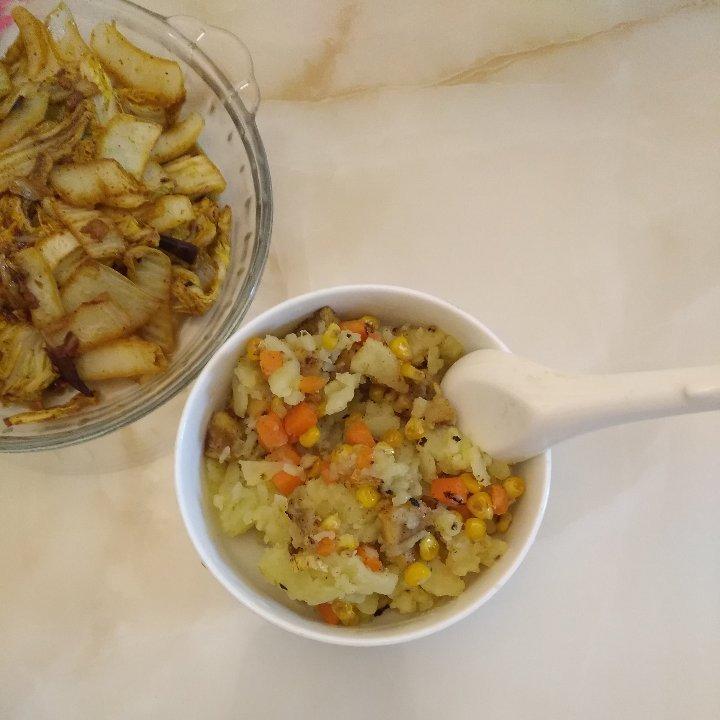 【健身厨男】喷香可口土豆泥