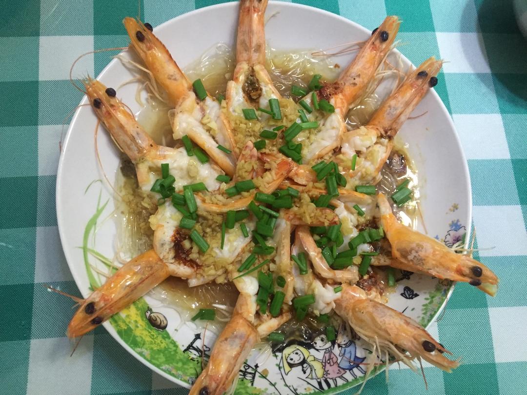蒜蓉粉丝蒸虾