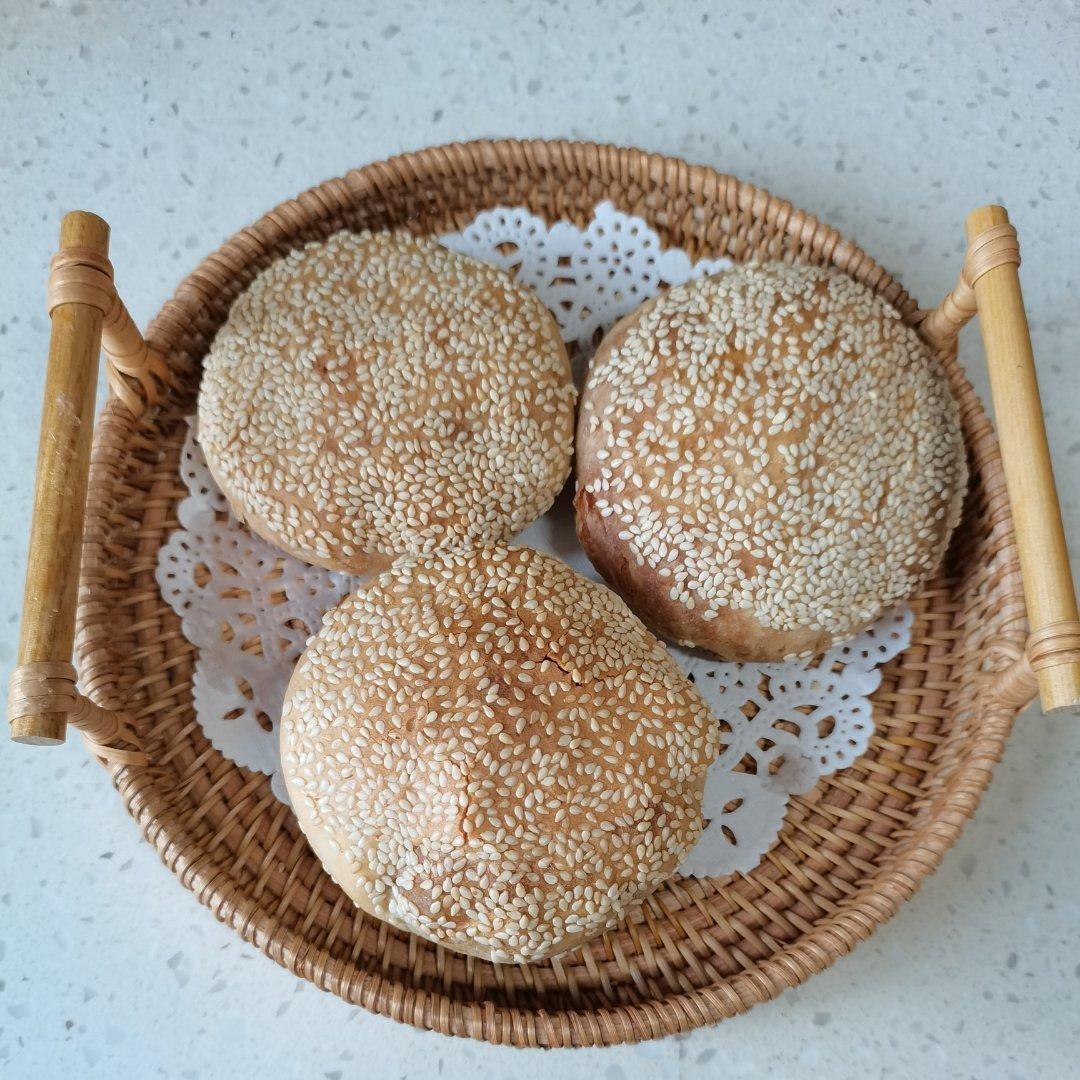 烤箱版麻酱烧饼