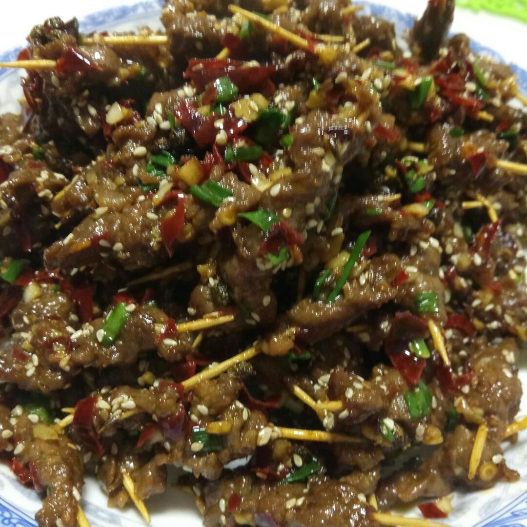 牙签牛肉 道地湖南味