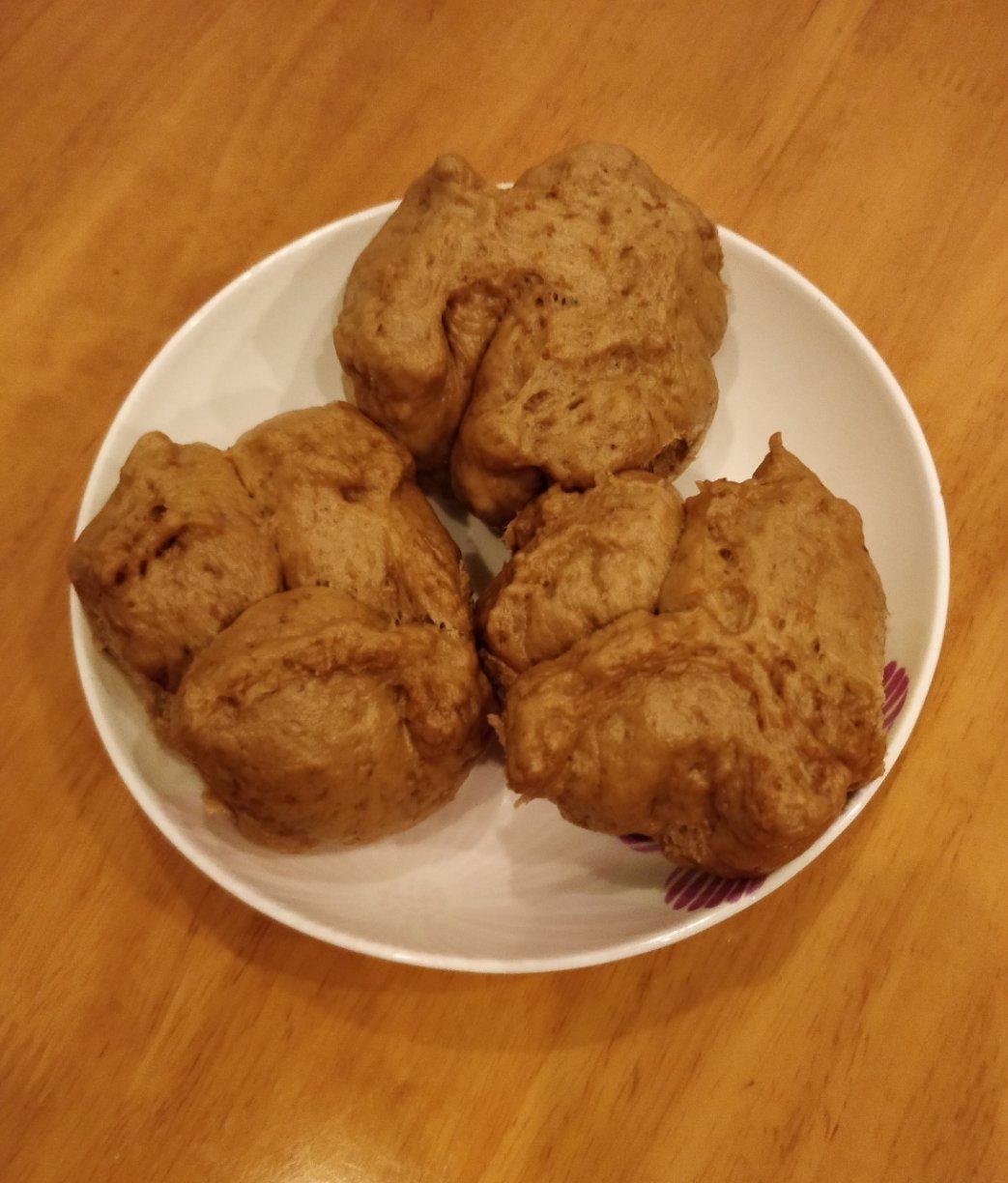 红糖燕麦开花馒头