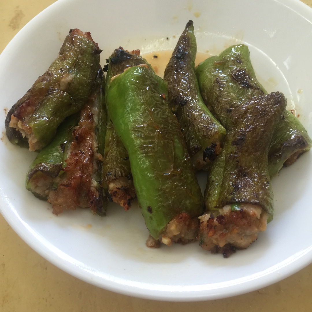 虎皮尖椒酿肉