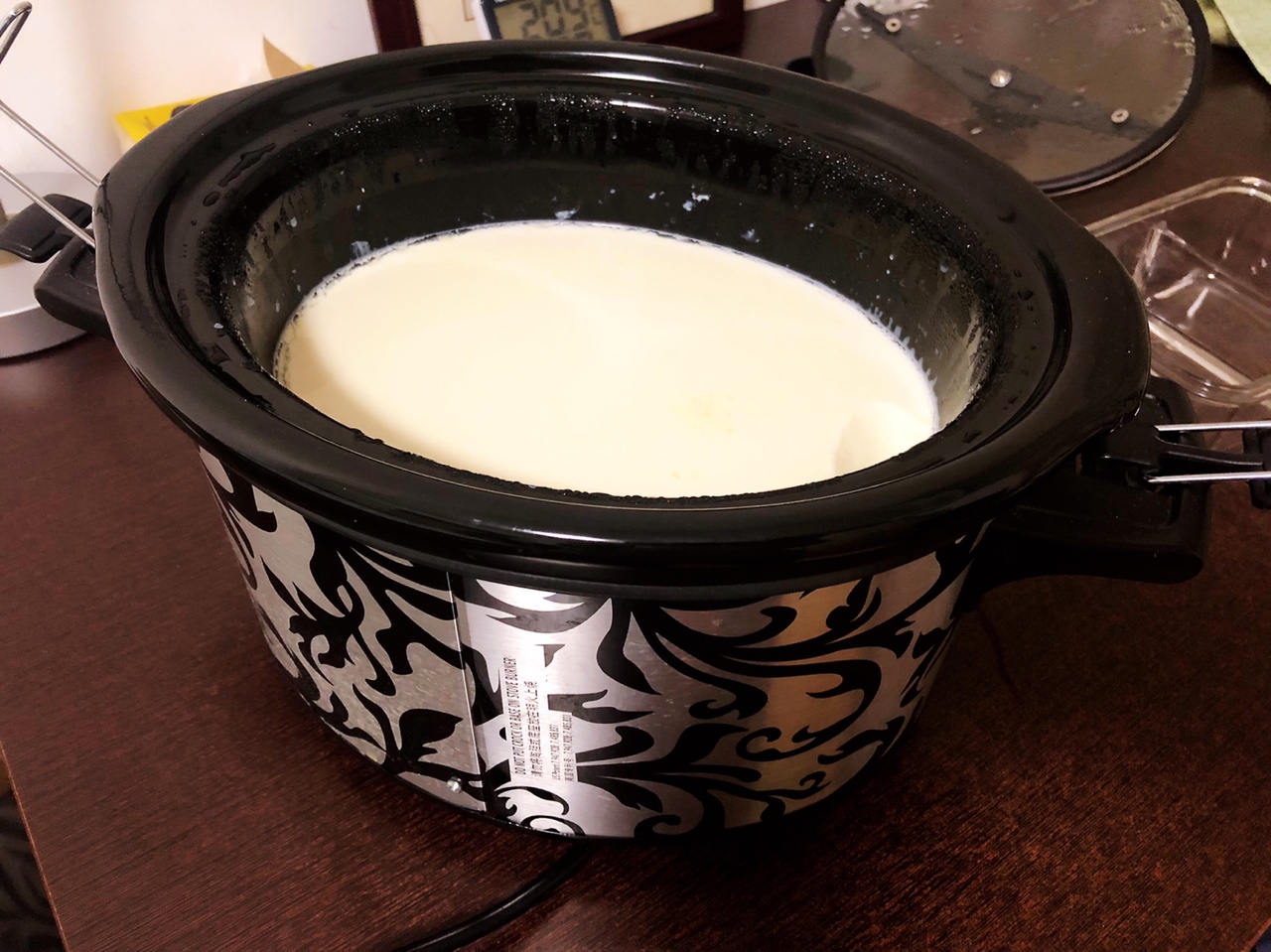 用慢炖锅/电砂锅做酸奶