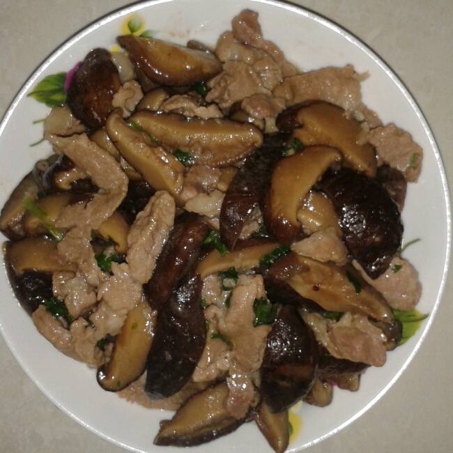 简单易做香菇炒肉