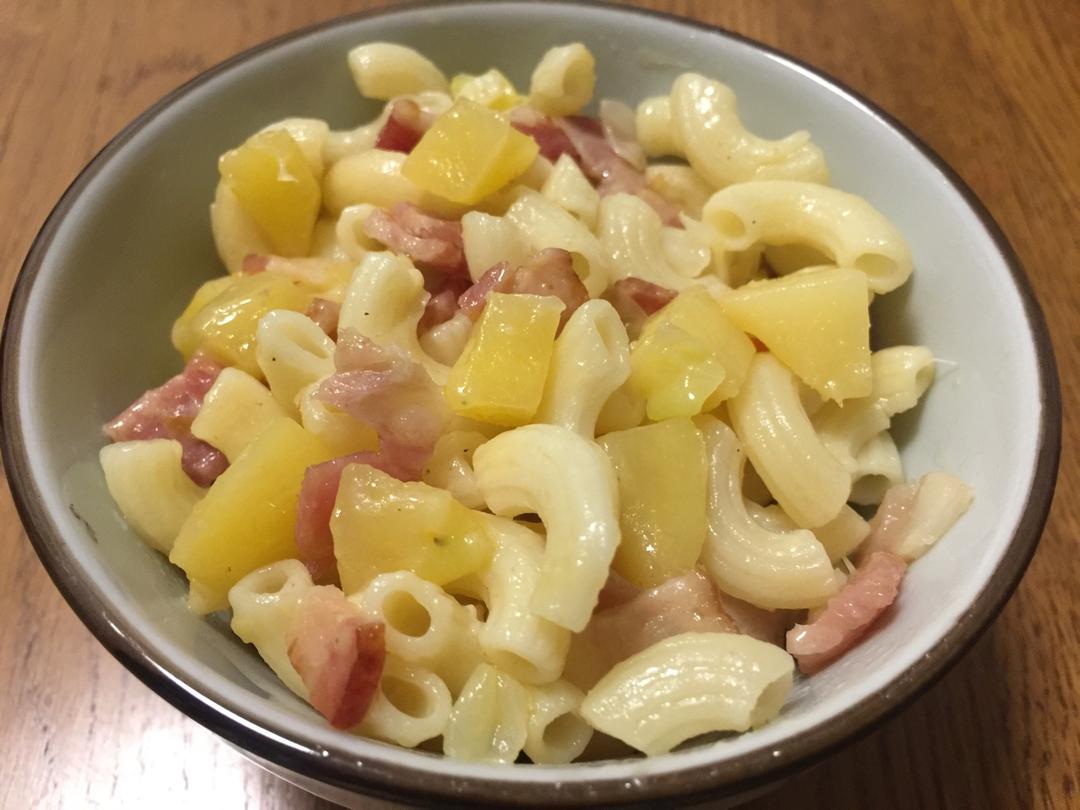 土豆培根炒意大利面