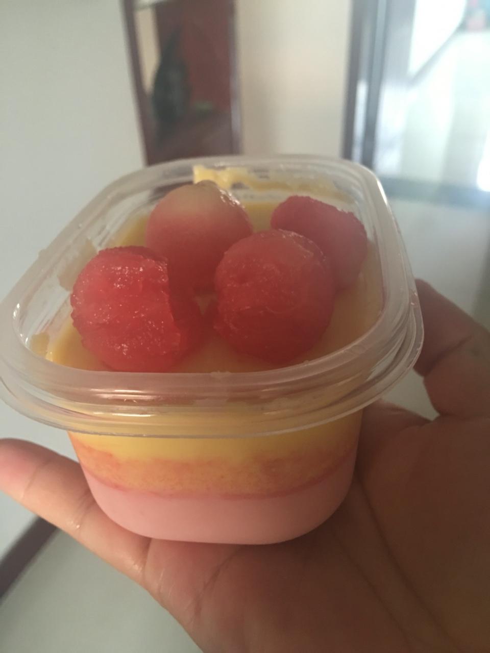 海霞的海做的西瓜牛奶布丁