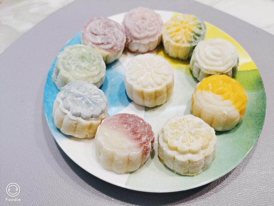 好吃到哭的冰皮月饼（细腻绿豆沙/榴莲）