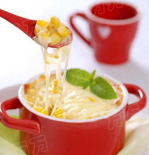 奶酪蛋黄焗玉米的做法