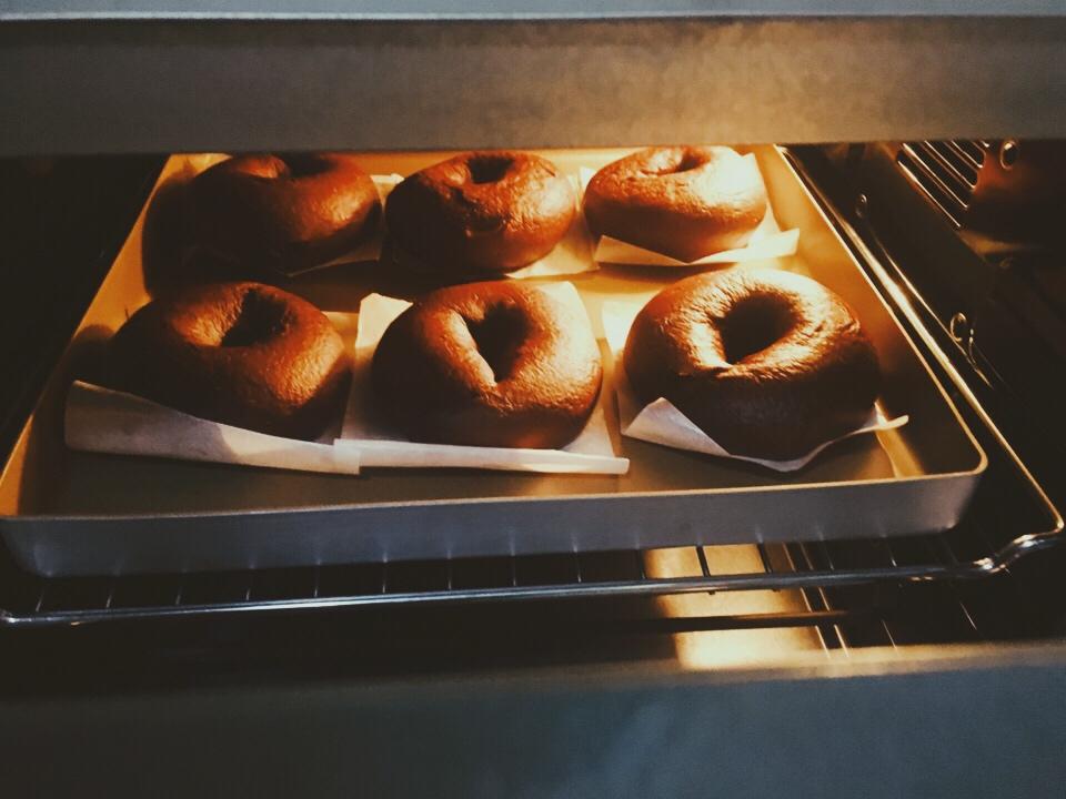 苦甜黑巧贝果