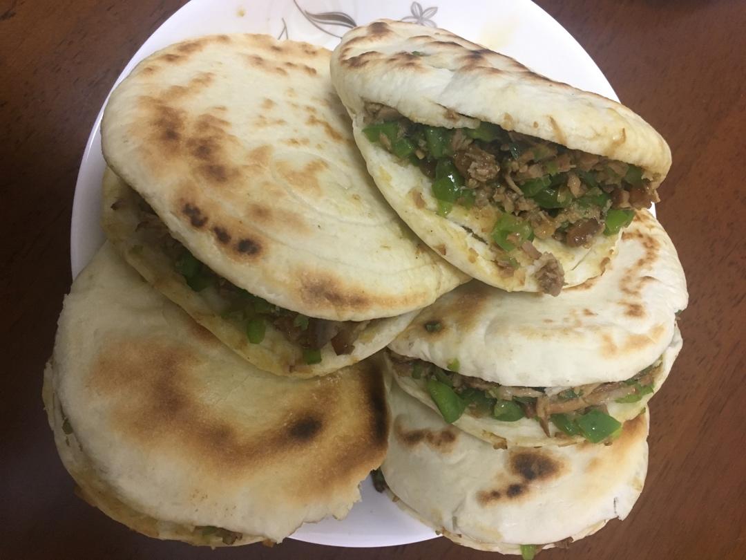陕西风味小吃，肉夹馍