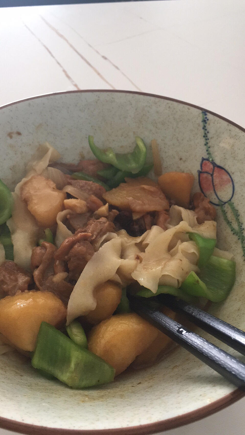 新疆特色大盘鸡（附加皮带面做法）