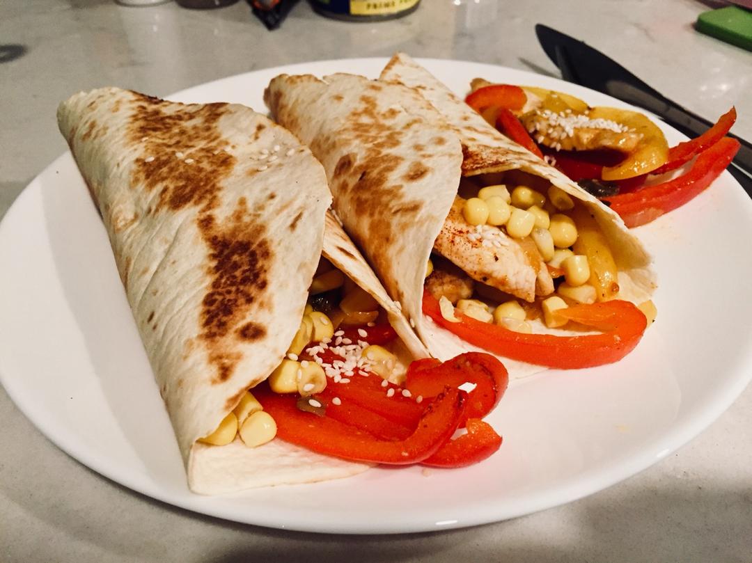 墨西哥鸡肉卷Fajita