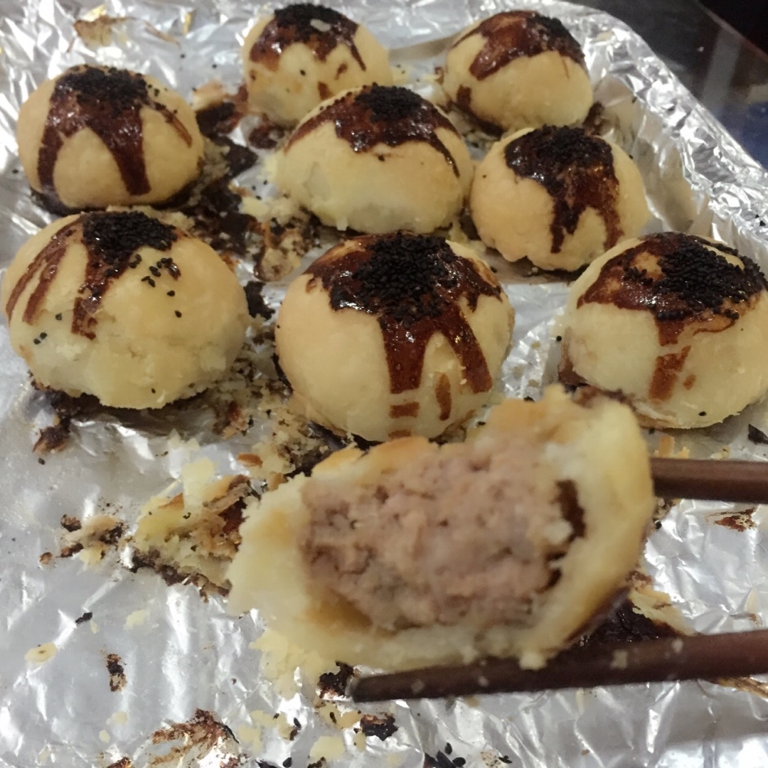 泳式鲜肉榨菜月饼