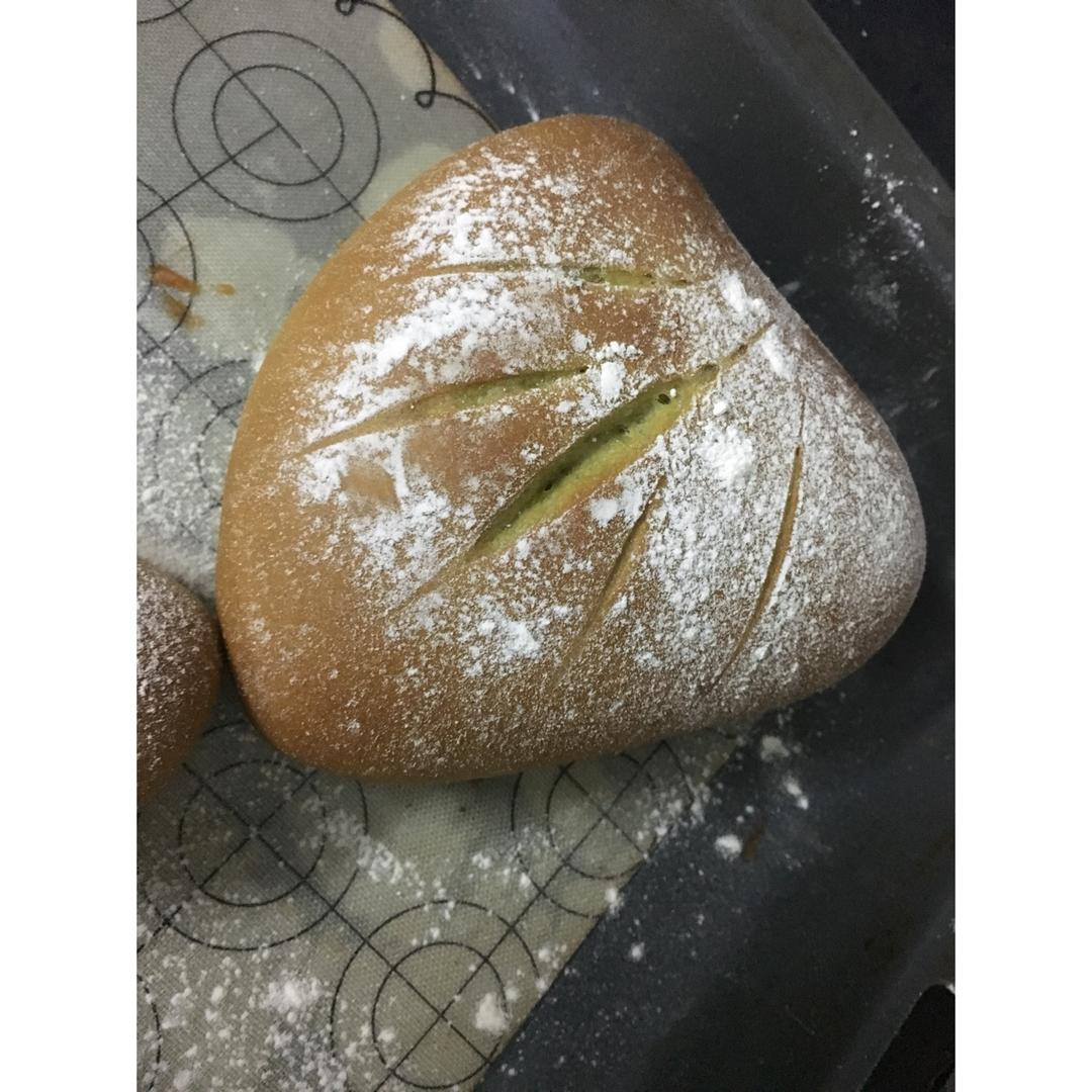 抹茶蜜豆乳酪软欧