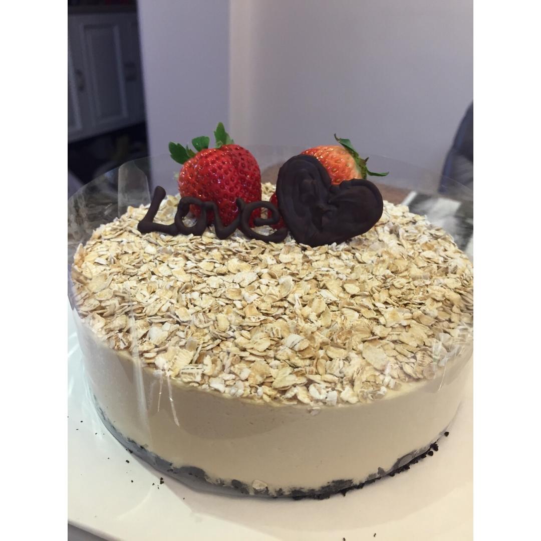 phoebexoxo做的燕麦低脂蛋糕