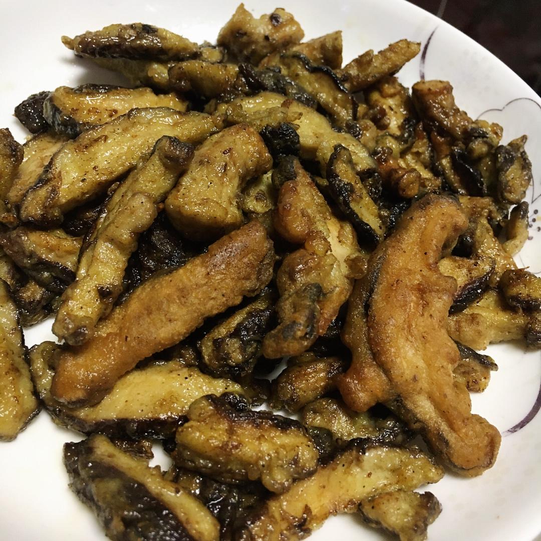 堪比烧烤的炸香菇
