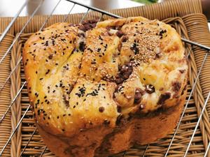 红豆沙土司面包（面包机版）的做法 步骤8