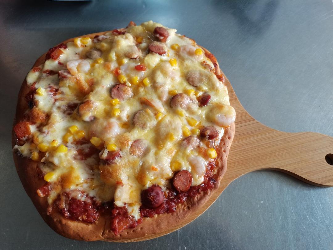 在家做披萨🍕做法超简单，保证你一学就会🙊🙊