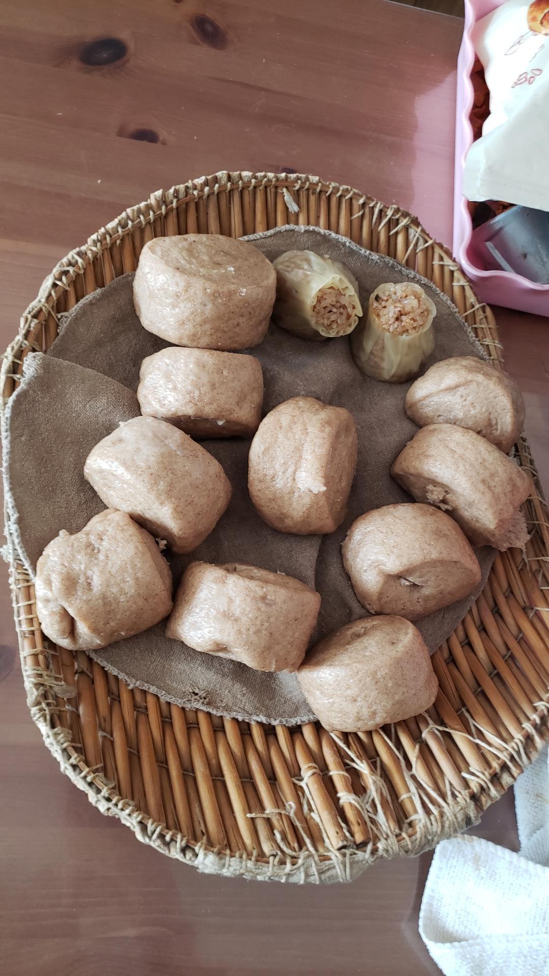 全麦馒头（一次发酵）