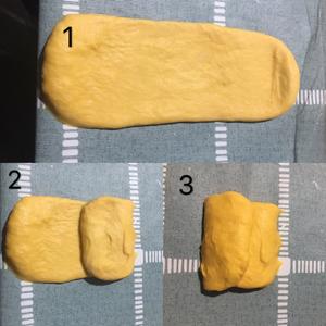 超软萌南瓜牛奶卷面包的做法 步骤6