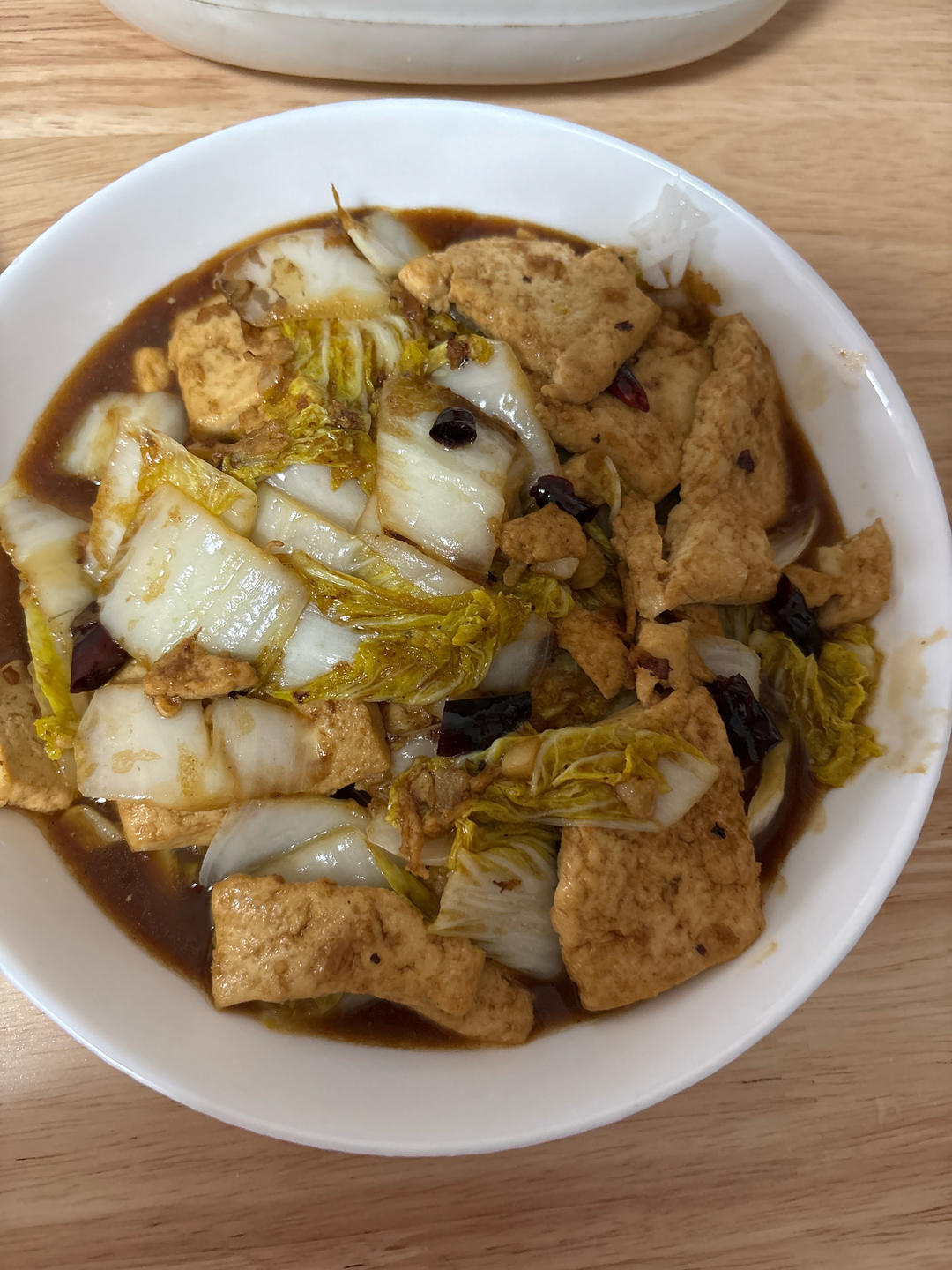 娃娃菜炖豆腐