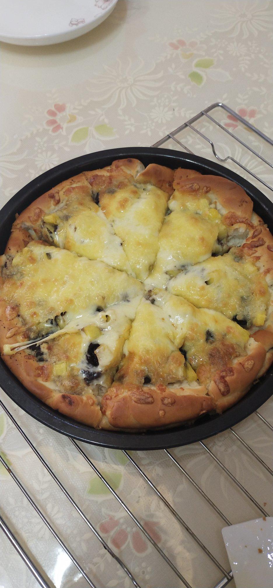 八寸披萨（附带饼皮做法）