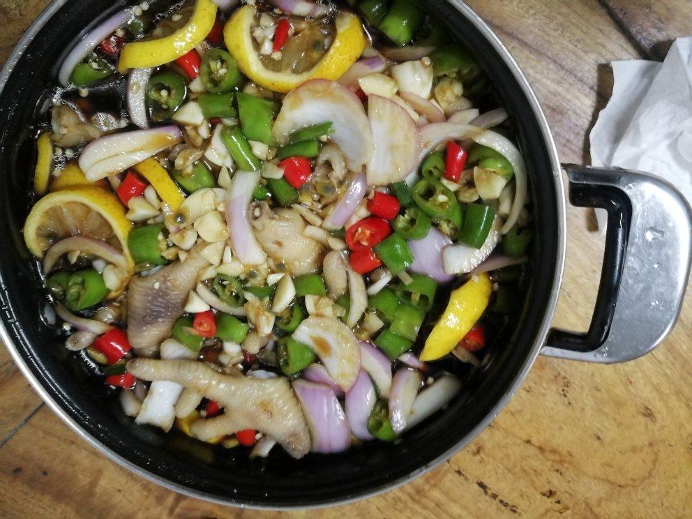 🍋柠檬百香果🌶️酸辣网红鸡爪