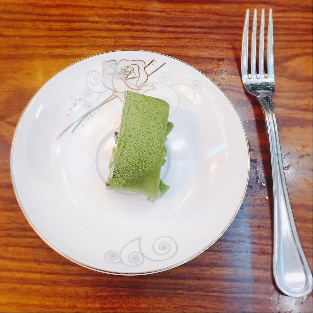 网红食谱│抹茶毛巾卷