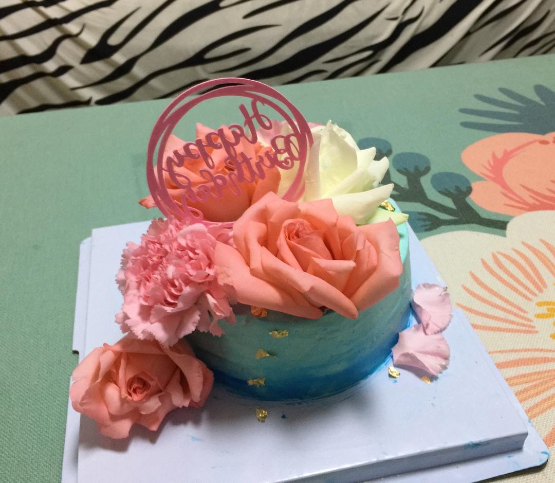 鲜花蛋糕