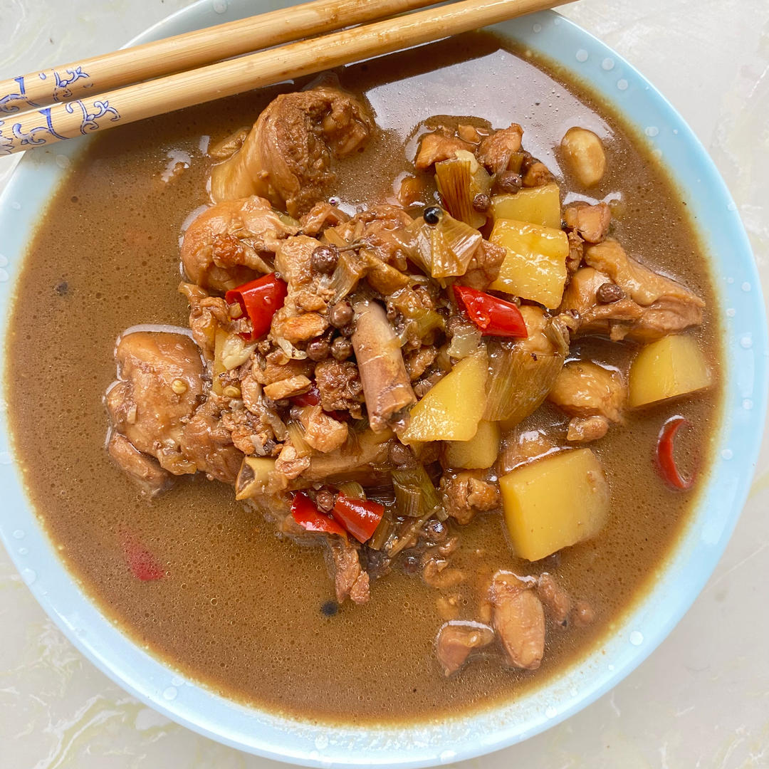 家常炖鸡块
