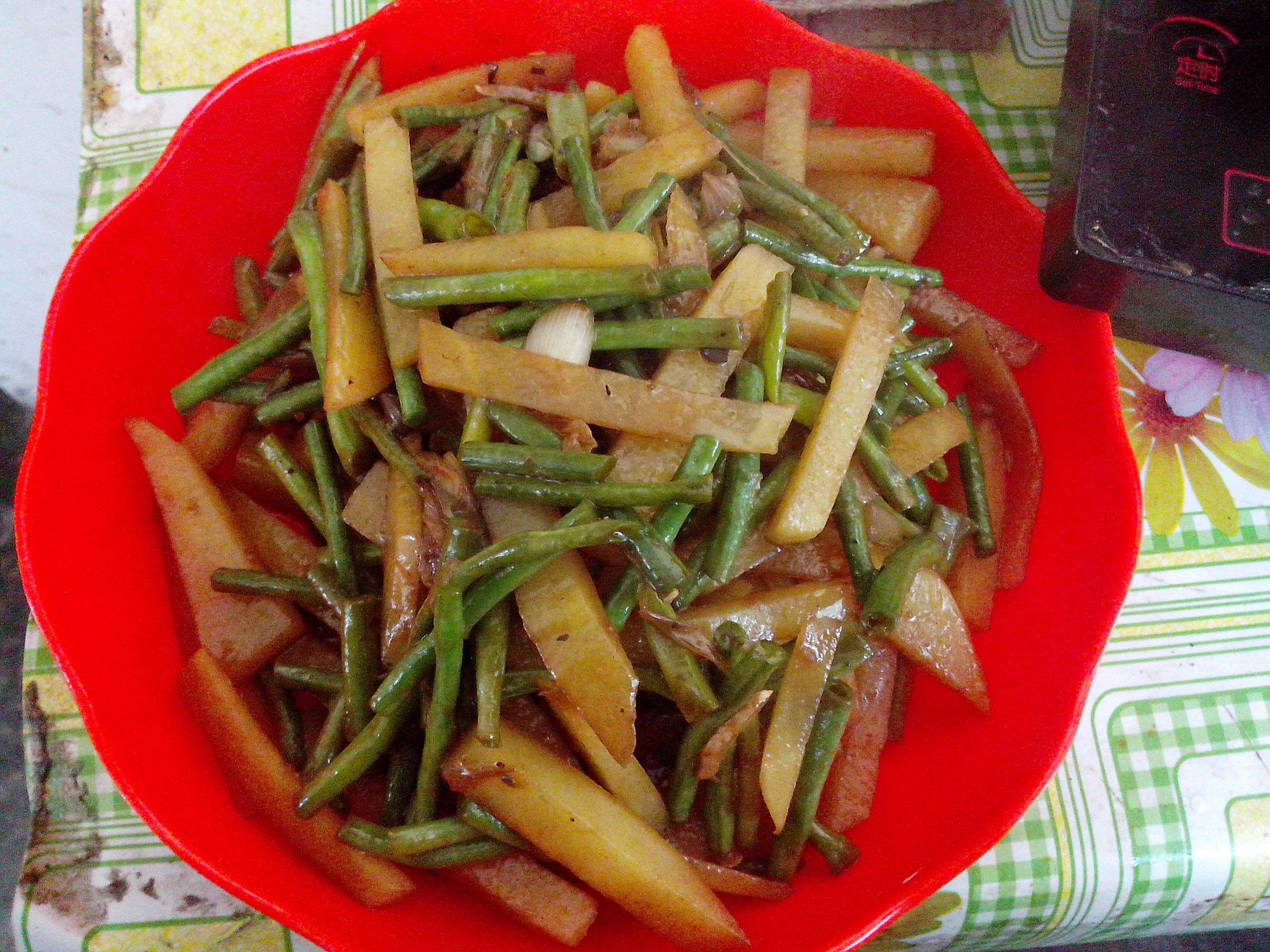 土豆烧豆角