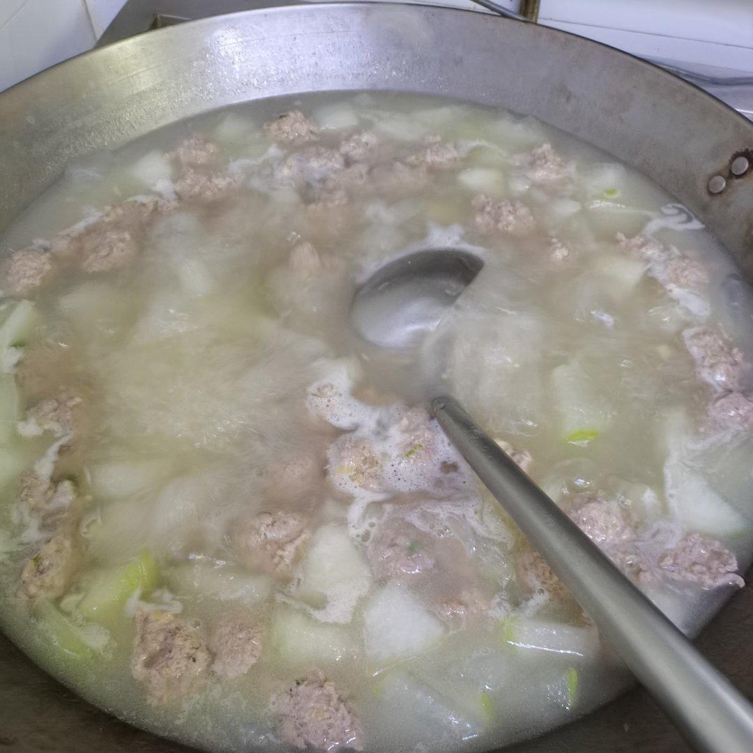 肉馅儿鲜美不柴的冬瓜丸子汤