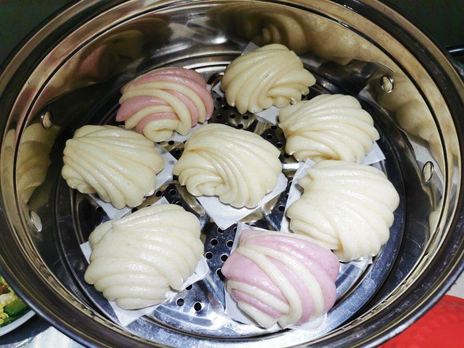 美丽的花卷 一次性发酵 附整形视频