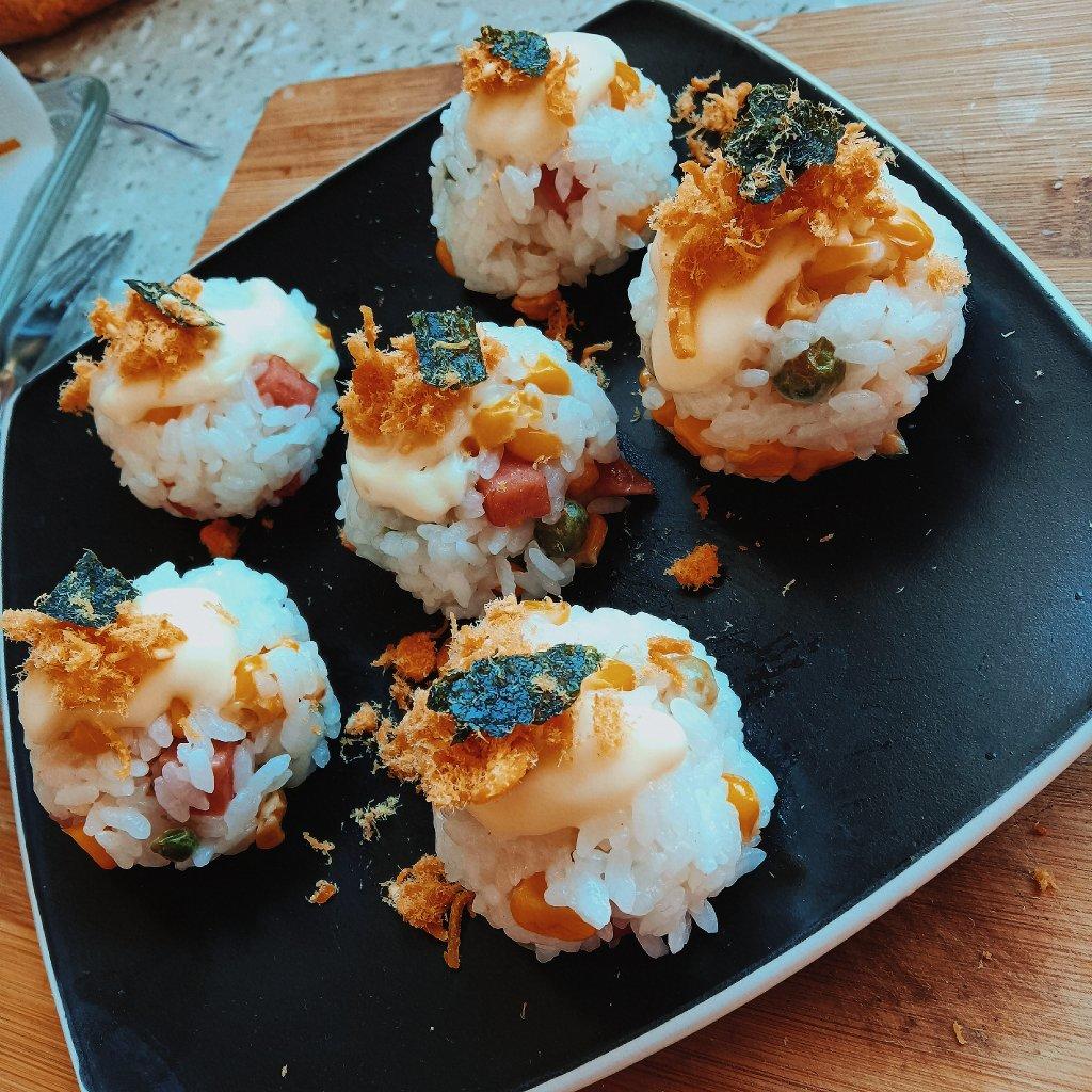 韩剧常出现的芝士饭团🍙零难度❗️绝赞美味‼️-太太乐鲜鸡汁快手菜